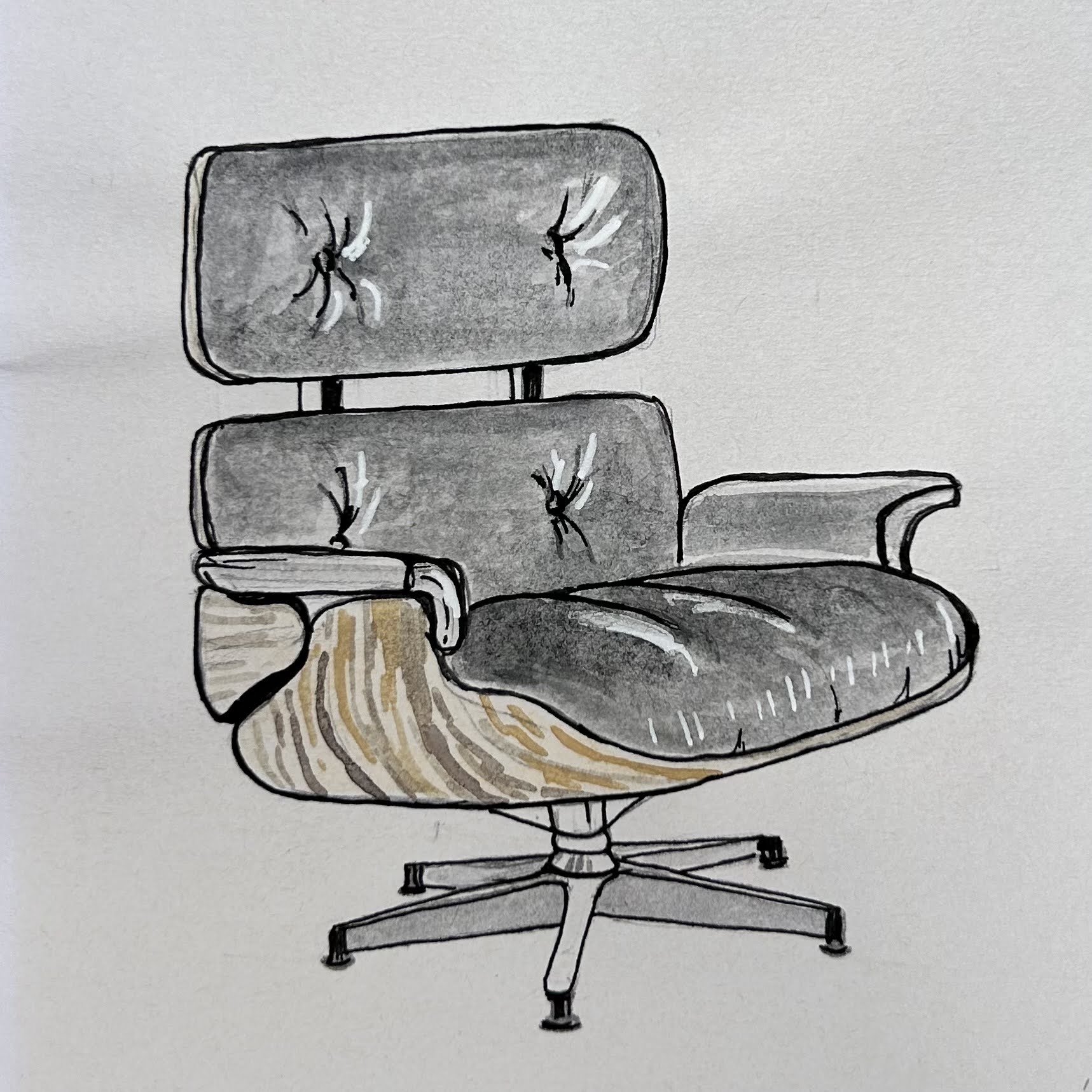 Eames Lounge Chair by Charles and Ray Eames